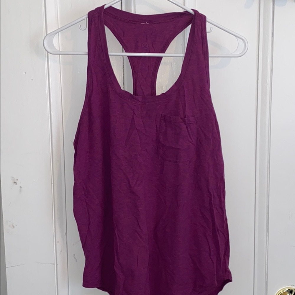 Lululemon love tank with small chest pocket